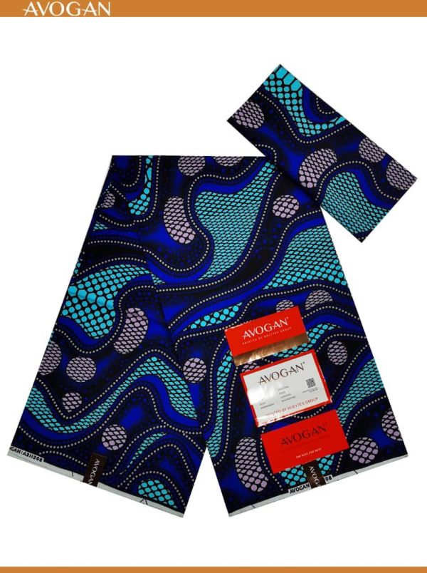 Premium Avogan wax 2022 Design Ankara/Atampa/Kitenge/kente (wrapper) African Fabric, Designed textile (6yards) - AfricanPrints.com.ng