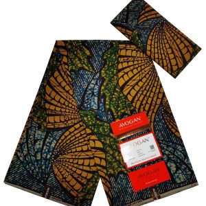 High class Avogan wax 2022 Design Ankara/Atampa/Kitenge/kente (wrapper) African Fabric, Designed textile (6yards) - AfricanPrints.com.ng