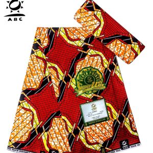 Kano ABC wax 2022 Design Ankara/Atampa/Kitenge/kente (wrapper) African Fabric, Designed textile (6yards) - AfricanPrints.com.ng