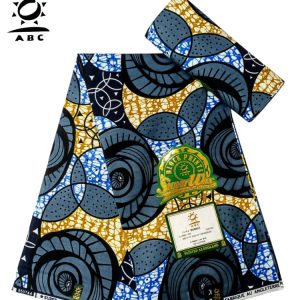 Fresh Design ABC wax Ankara/Atampa/Kitenge/kente (wrapper) African Polyester Fabric, Designed textile (6yards) - AfricanPrints.com.ng