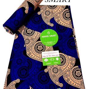Premium Amare smart wax 2022 Design Ankara/Atampa/Kitenge/kente (wrapper) African Fabric, Designed textile (6yards) - AfricanPrints.com.ng