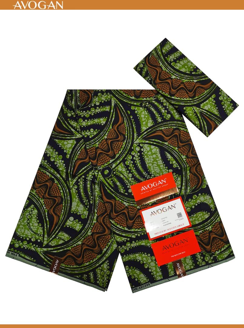 Designed Avogan wax 2022 Design Ankara/Atampa/Kitenge/kente (wrapper) African Fabric, Designed textile (6yards) - AfricanPrints.com.ng