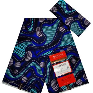 Premium Avogan wax 2022 Design Ankara/Atampa/Kitenge/kente (wrapper) African Fabric, Designed textile (6yards) - AfricanPrints.com.ng