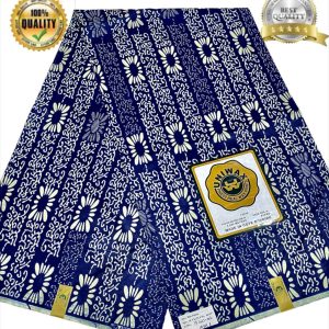 2022 latest Design uniwax wax Ankara/Atampa/Kitenge/kente (wrapper) African Fabric, Designed textile (6yards) - AfricanPrints.com.ng
