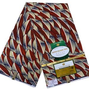 Fresh Design Super Delight wax Ankara/Atampa/Kitenge/kente (wrapper) African Fabric, Designed textile (6yards) - AfricanPrints.com.ng
