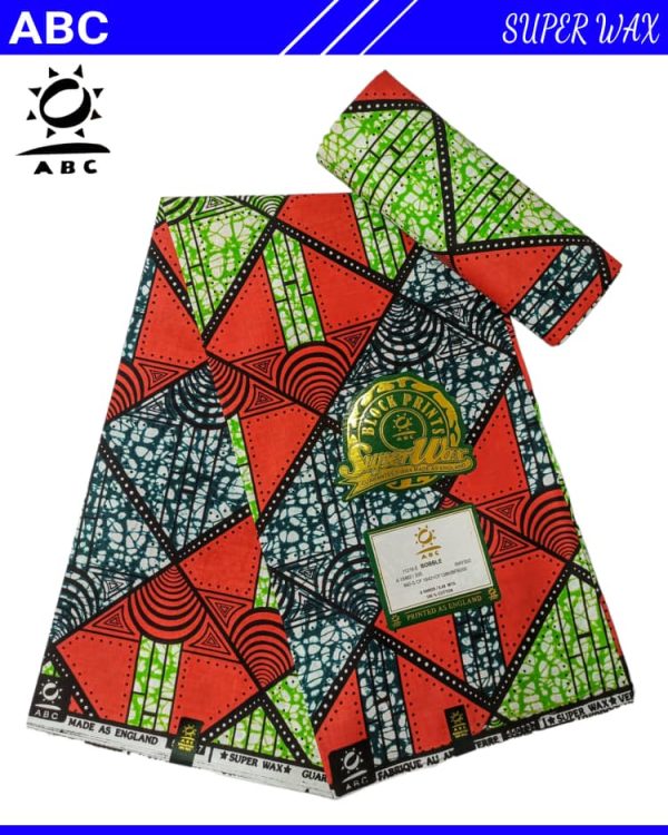 ABC wax 2022 latest Design Ankara/Atampa/Kitenge/kente (wrapper) African Fabric, Designed textile (6yards) - AfricanPrints.com.ng