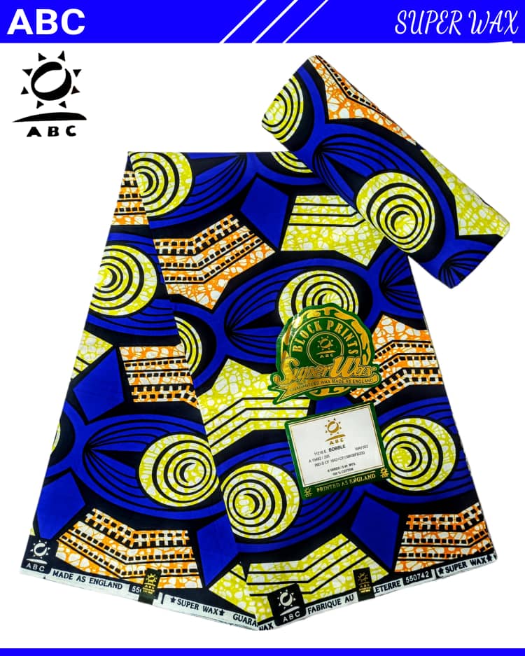 ABC wax 2022-2023 latest Design Ankara/Atampa/Kitenge/kente (wrapper) African Fabric, Designed textile (6yards) - AfricanPrints.com.ng
