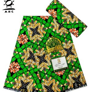 Designed ABC wax 2022 Design Ankara/Atampa/Kitenge/kente (wrapper) African Fabric, Designed textile (6yards) - AfricanPrints.com.ng