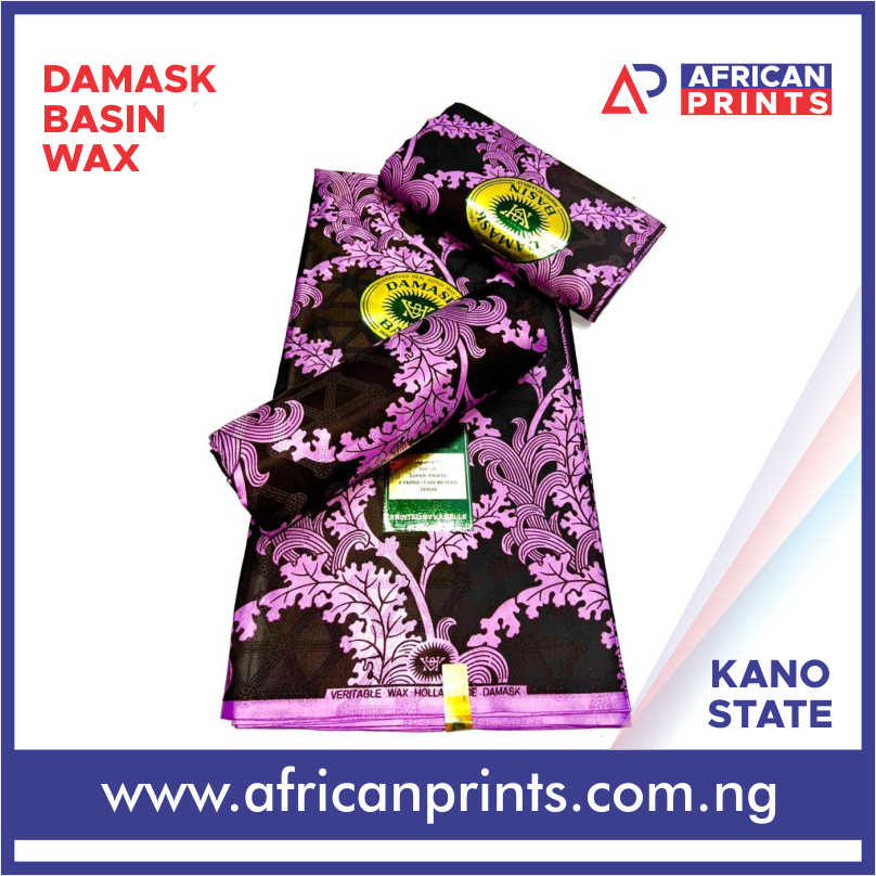 DAMASK BASIN WAX Ankara/Atampa/kitenge/kente (wrappers) wax